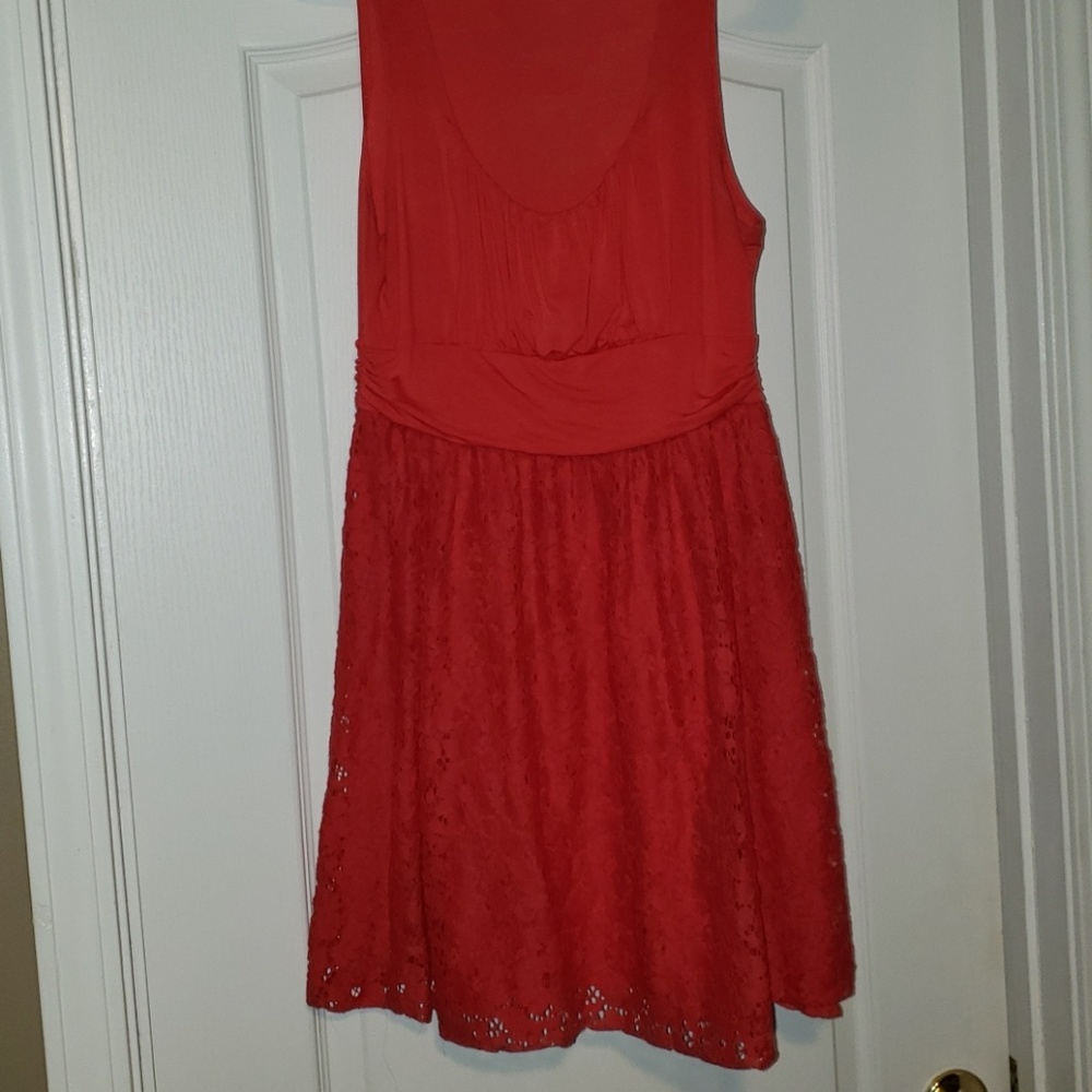 LuLu's Boutique dress with lace overlay